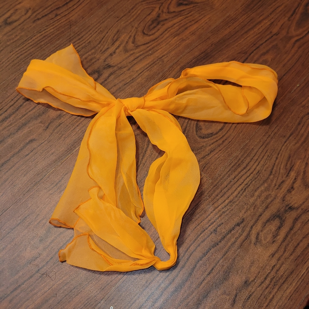 Orange scarf